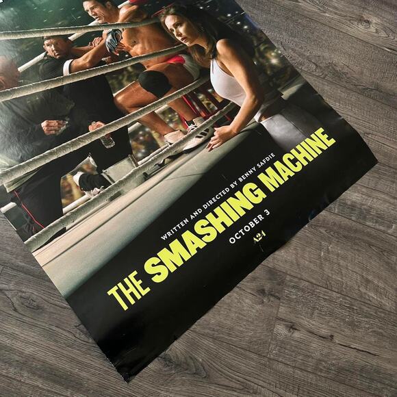 2025 Smashing Machine Dwayne The Rock A24 Movie Promo Poster - Picture 1 of 7